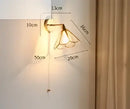 GobekUsa LED Wall Lamp with Knob Switch, 4W Home Lighting