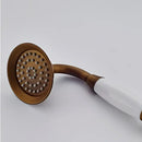 Vintage brass and bronze hand shower head faucet set – bathroom by Decorbites