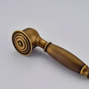 Vintage brass and bronze hand shower head faucet set – bathroom by Decorbites
