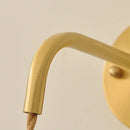 GobekUsa Green Glass LED Wall Lights Fixture with Pull Chain Switch