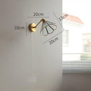GobekUsa Green Glass LED Wall Lights with Pull Chain Switch, Copper Finish