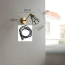 GobekUsa Green Glass LED Wall Lights with Pull Chain Switch, Copper Finish