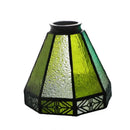 GobekUsa Green Glass LED Wall Sconce, Pull Chain Switch, for Bedside, Bathroom, Living Room