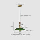GobekUsa Green Leaf LED Pendant Lamp for Home and Cafe Decor