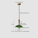 GobekUsa Green Leaf LED Pendant Lamp for Home and Cafe Decor