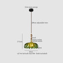 GobekUsa Green Leaf LED Pendant Lamp for Home and Cafe Decor