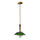 GobekUsa Green Leaf LED Pendant Lamp for Home and Cafe Decor