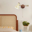 GobekUsa Creamy Iron LED Wall Lamp Bedroom Living Room Bathroom Mirror Stair Light
