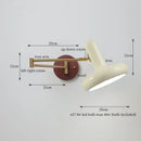 GobekUsa Creamy Iron LED Wall Lamp Bedroom Living Room Bathroom Mirror Stair Light