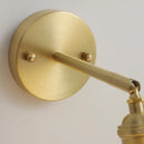 GobekUsa Ceramic LED Wall Lamp Pull Chain Bedroom Bathroom Mirror Light