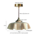 GobekUsa Glass LED Pendant Flower Lampshade for Bedroom & Living Room Decor