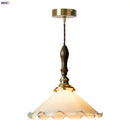 GobekUsa Glass LED Pendant Flower Lampshade for Bedroom & Living Room Decor