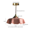 GobekUsa Glass LED Pendant Flower Lampshade for Bedroom & Living Room Decor