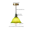 GobekUsa Glass LED Pendant Flower Lampshade for Bedroom & Living Room Decor