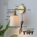 GobekUsa Ceramic Knob Wall Lights - Modern Nordic Style for Bedroom, Hallway, Bathroom