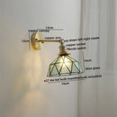 GobekUsa Ceramic LED Wall Light with Pull Chain Switch for Bedroom Bathroom Living Room