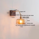 GobekUsa Ceramic LED Wall Sconce Pull Chain Switch Mirror Light Fixtures