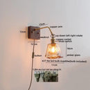 GobekUsa Ceramic LED Wall Sconce Pull Chain Switch Mirror Light Fixtures