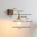 GobekUsa Ceramic LED Wall Sconce Pull Chain Switch Mirror Light Fixtures