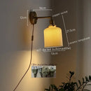 GobekUsa Ceramic LED Wall Sconce Pull Chain Switch for Dining Bedroom Bathroom Mirror