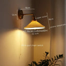GobekUsa Ceramic LED Wall Sconce Pull Chain Switch for Dining Bedroom Bathroom Mirror