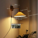 GobekUsa Ceramic LED Wall Sconce Pull Chain Switch for Dining Bedroom Bathroom Mirror