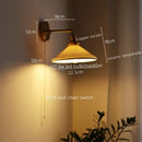 GobekUsa Ceramic LED Wall Sconce Pull Chain Switch for Dining Bedroom Bathroom Mirror
