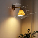 GobekUsa Ceramic LED Wall Sconce Pull Chain Switch for Dining Bedroom Bathroom Mirror