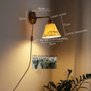 GobekUsa Ceramic LED Wall Sconce Pull Chain Switch for Dining Bedroom Bathroom Mirror
