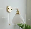 GobekUsa Ceramic Wall Lamp with Knob Switch - Home Lighting
