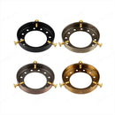 Vintage brass chandelier lamp holder set for dining room lights by Decorbites