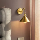 GobekUsa LED Copper Wall Lights | Pull Chain Switch | Indoor Bedroom Living Room Lamp