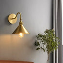 GobekUsa LED Copper Wall Lights | Pull Chain Switch | Indoor Bedroom Living Room Lamp