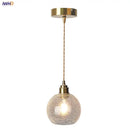 GobekUsa Glass Globe LED Pendant Light - Adjustable Modern Nordic Hanging Fixture
