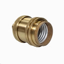 Vintage brass e27 lamp holder – living room textured socket by Decorbites