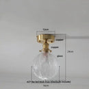 GobekUsa Glass LED Ceiling Light for Living Room, Modern Copper Canopy, Nordic Style Fixtures