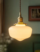 GobekUsa Glass Shade LED Pendant Lamp: Modern Minimalist Lighting for Bedroom, Kitchen, and Bar