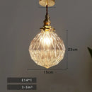 GobekUsa Glass LED Pendant Lamp for Home Indoor Lighting, Nordic Modern Hanglamp