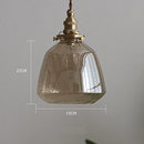 GobekUsa Glass LED Pendant Lamp for Home Indoor Lighting, Nordic Modern Hanglamp