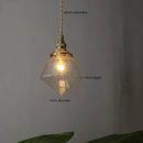 GobekUsa Glass LED Pendant Lamp for Home Indoor Lighting, Nordic Modern Hanglamp