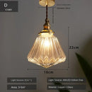GobekUsa Glass LED Pendant Lamp for Home Indoor Lighting, Nordic Modern Hanglamp