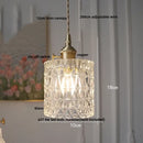 GobekUsa Glass LED Pendant Lamp Modern Copper Socket Hanging Light