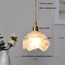 GobekUsa Glass LED Pendant Lamp Modern Copper Socket Hanging Light