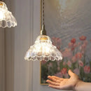 GobekUsa Glass LED Pendant Lamp Modern Copper Socket Hanging Light