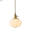 GobekUsa Glass LED Pendant Light Fixture Knob Switch Nordic Modern Hanging Lamp
