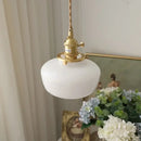 GobekUsa Glass LED Pendant Light Fixture Knob Switch Nordic Modern Hanging Lamp