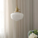 GobekUsa Glass LED Pendant Light Fixture Knob Switch Nordic Modern Hanging Lamp