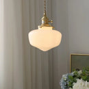 GobekUsa Glass LED Pendant Light Fixture Knob Switch Nordic Modern Hanging Lamp