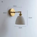 GobekUsa Copper Arm LED Wall Sconce for Bedroom Bathroom Mirror Stair Light