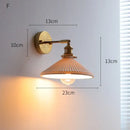 GobekUsa Copper Arm LED Wall Sconce for Bedroom Bathroom Mirror Stair Light